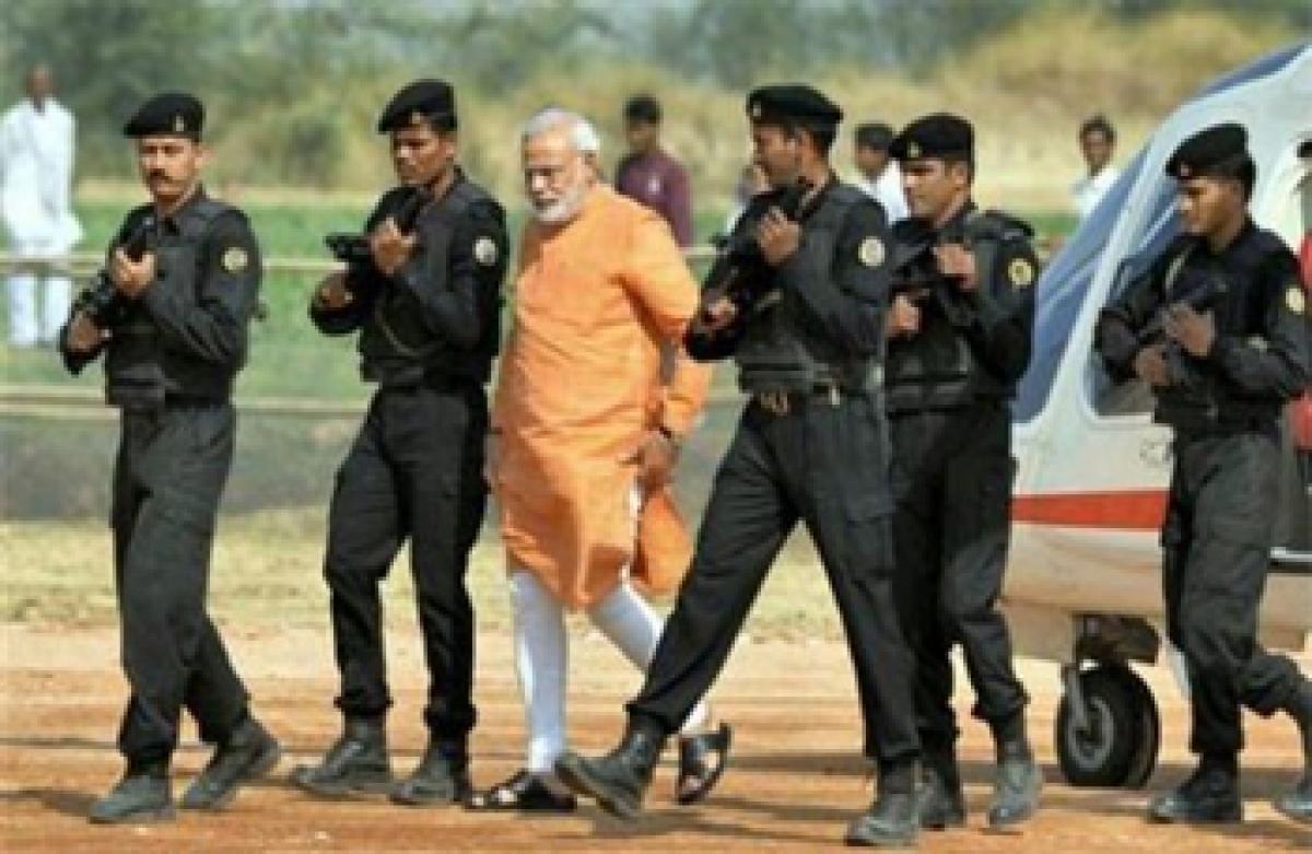 Modi flies to Jammu in MI-17 helicopter for one day visit